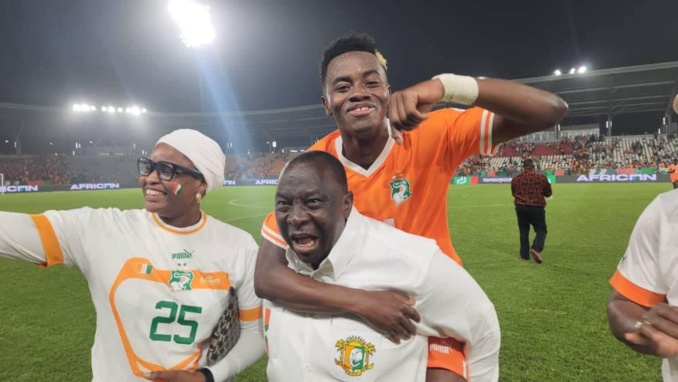 Le but d'Adingra Simon a délivré les ivoiriens avant le but fatal à 121 ème minute Le but d'Adingra Simon a délivré les ivoiriens avant le but fatal à 121 ème minute