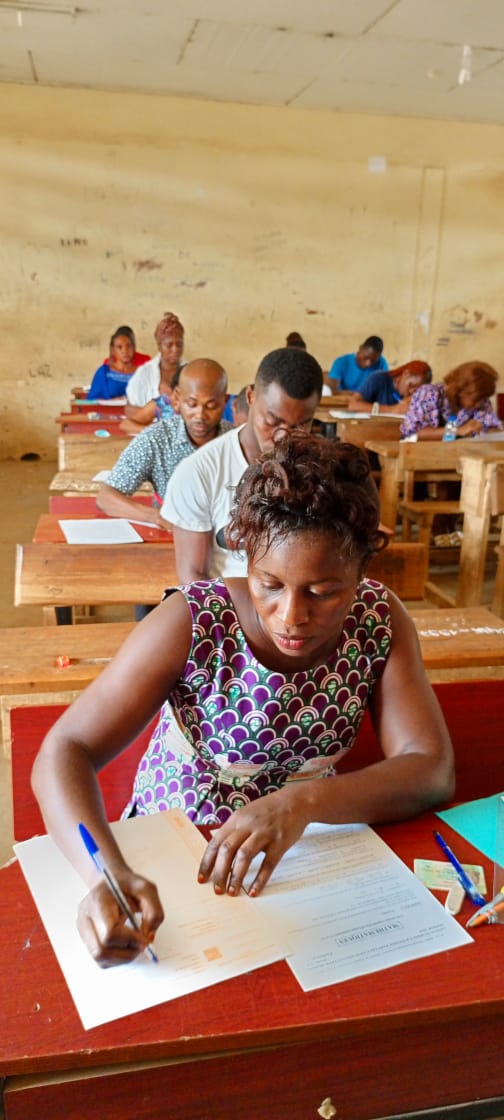 Les candidats à l'épreuve de mathématiques