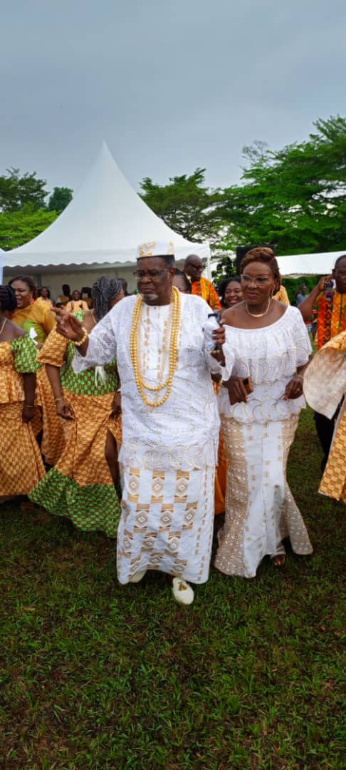 Les 80 ans de René Diby célébrés dans son village en présence du premier ministre Beugré Mambé