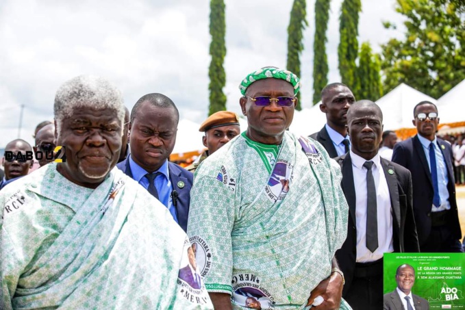 Journée d'hommage au chef de l'Etat à Dabou/ Les faits marquants de la cérémonie. Journée d'hommage au chef de l'Etat à Dabou/ Les faits marquants de la cérémonie.