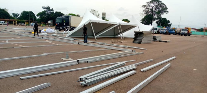 Les installations s'activent à Daoukro Les installations s'activent à Daoukro