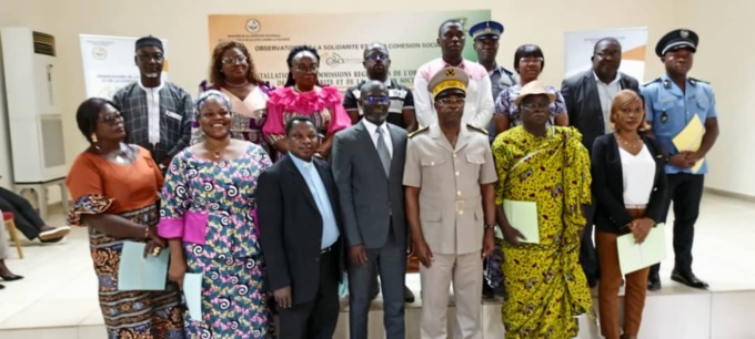 Les membres de la Commission locale de l'Oscs- Dabou Les membres de la Commission locale de l'Oscs- Dabou