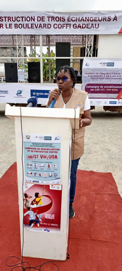 Mme Koudou Josiane, pdte de l'Ong Ipsdh Mme Koudou Josiane, pdte de l'Ong Ipsdh