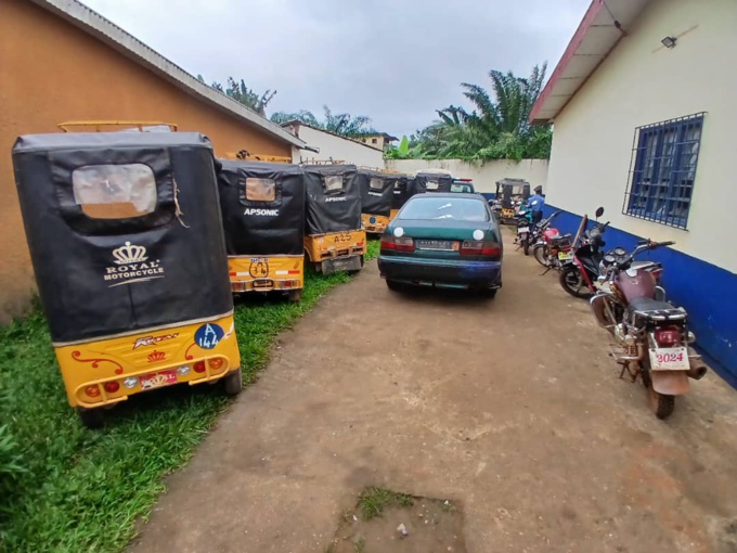 Alépé/ La police frappe fort/ Plusieurs engins mis en fourrière Alépé/ La police frappe fort/ Plusieurs engins mis en fourrière