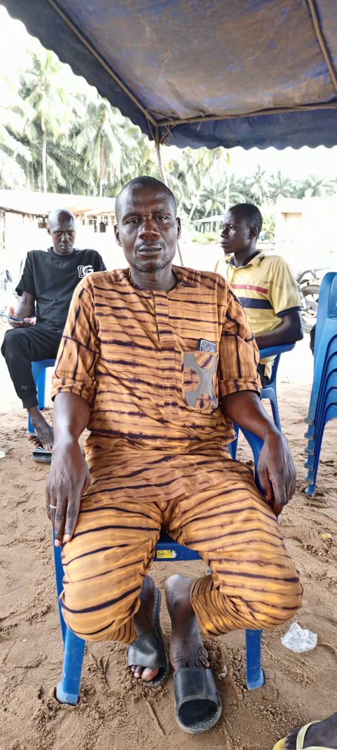 Kindo Dramane, le frère aîné de la défunte Kindo Dramane, le frère aîné de la défunte