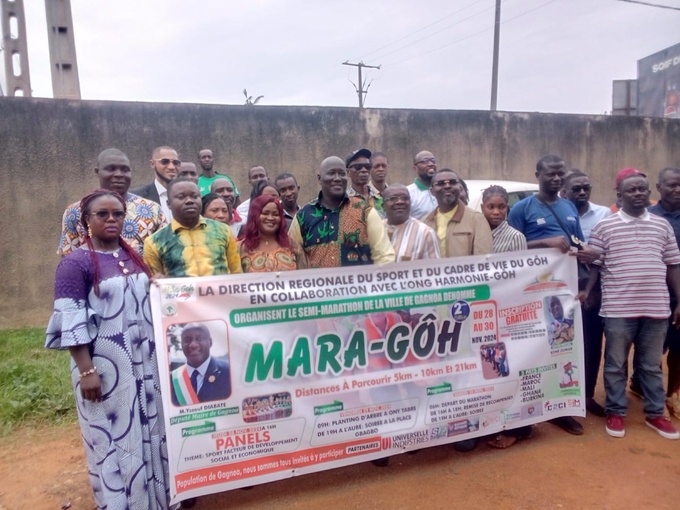 Gagnoa/ 2 ème édition du semi-marathon (Mara-Gôh) sous le signe de la cohésion régionale Gagnoa/ 2 ème édition du semi-marathon (Mara-Gôh) sous le signe de la cohésion régionale