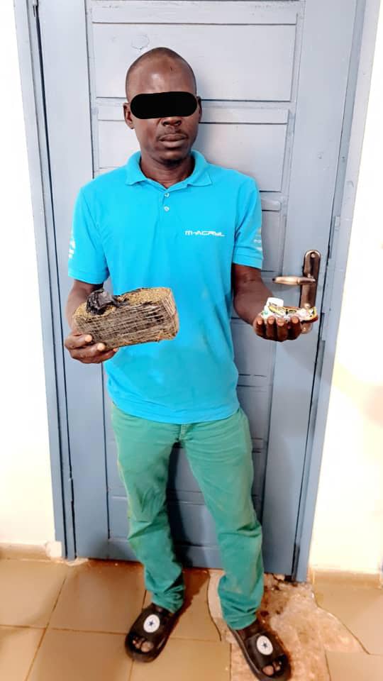 Opération épervier à Daoukro/ Un dealer appréhendé, son fumoir détruit Opération épervier à Daoukro/ Un dealer appréhendé, son fumoir détruit