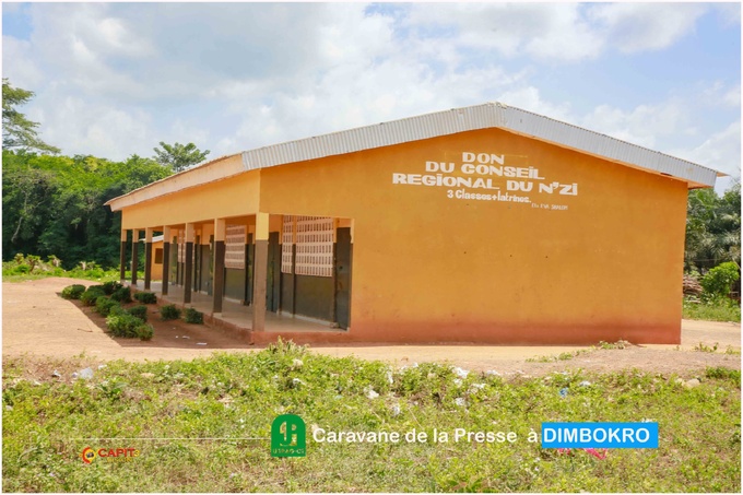 L'un des nombreux ouvrages réalisés par le Conseil régional du N'Zi L'un des nombreux ouvrages réalisés par le Conseil régional du N'Zi