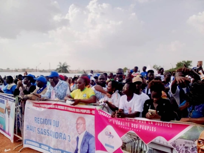 Le public a répondu nombreux à l'appel de Blé Goudé Le public a répondu nombreux à l'appel de Blé Goudé