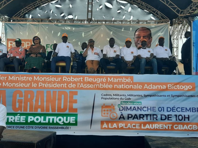 Rentrée politique de la coordination du Rhdp à Gagnoa/ Adama Bictogo appelle les militants à enterrer leurs querelles Rentrée politique de la coordination du Rhdp à Gagnoa/ Adama Bictogo appelle les militants à enterrer leurs querelles