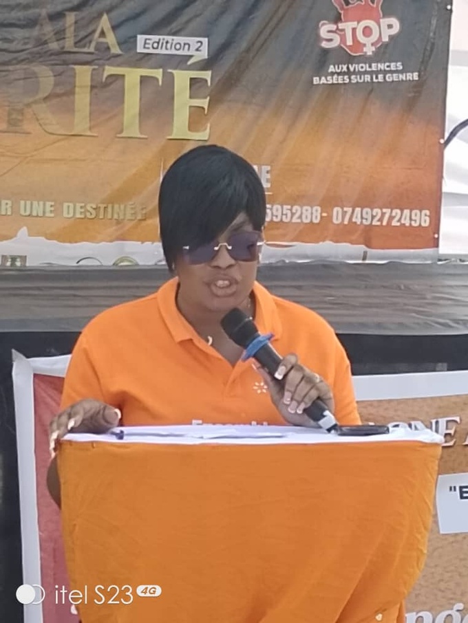 Mme Danielle Bacongo, présidente de l'Ong Bloom Mme Danielle Bacongo, présidente de l'Ong Bloom