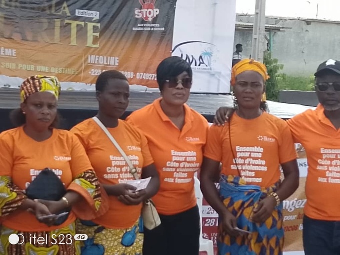 Duekoué/ Danielle Bacongo en guerre contre les violences basées sur le genre(Vbg). Plusieurs victimes fondent en larmes Duekoué/ Danielle Bacongo en guerre contre les violences basées sur le genre(Vbg). Plusieurs victimes fondent en larmes