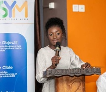 Marie Solange Kouablan présidente de l'ONG Save Your Mind Marie Solange Kouablan présidente de l'ONG Save Your Mind