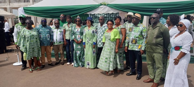 Grand-Lahou/Rentrée politique de l'Ufpdci La députée N'Guessan Euphrasie " arme" les femmes pour la victoire de Tidiane Thiam. Grand-Lahou/Rentrée politique de l'Ufpdci La députée N'Guessan Euphrasie " arme" les femmes pour la victoire de Tidiane Thiam.