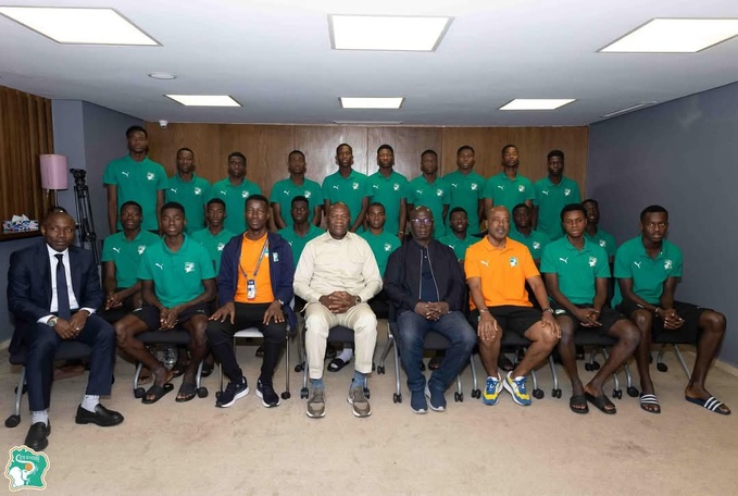 1/2 finale Can U17 au Maroc/  Le ministre des Sports Metch Silas confie un secret aux Eléphanteaux 1/2 finale Can U17 au Maroc/  Le ministre des Sports Metch Silas confie un secret aux Eléphanteaux