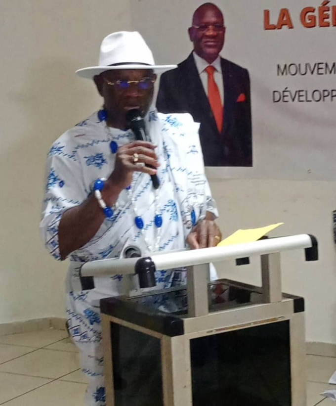 Le ministre Metch Adjé Silas