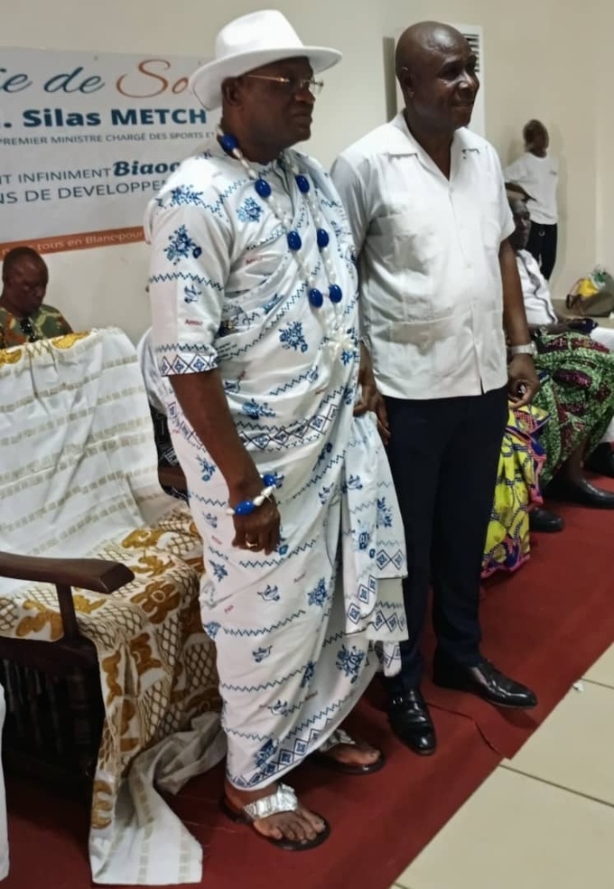 Dabou/Présidentielle 2025/ Le ministre Adjé Silas: "Alassane Ouattara est le major de la classe. Il doit continuer à transformer le pays"