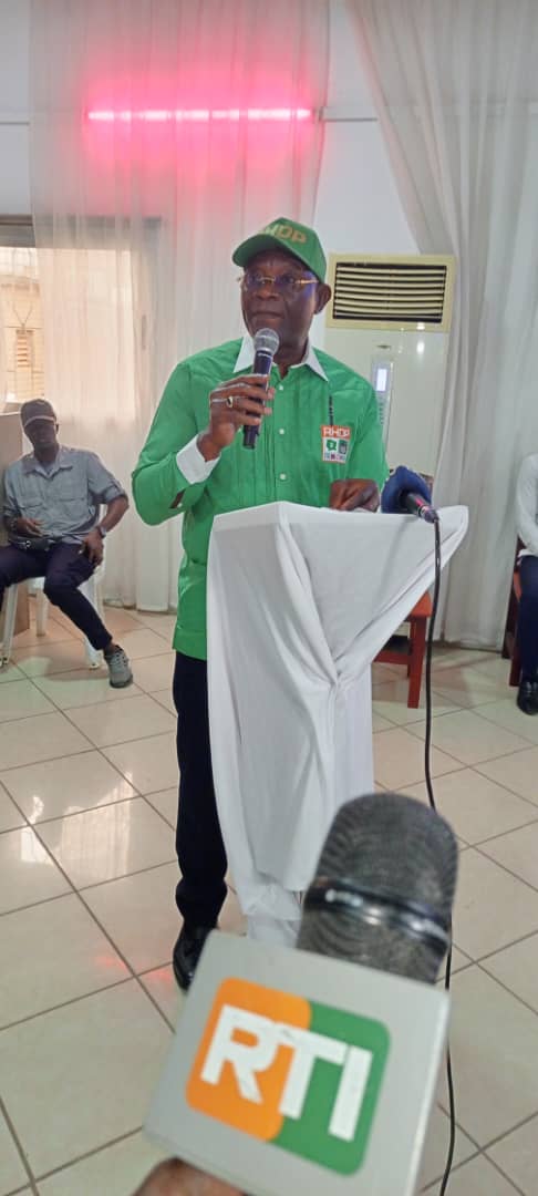 Dabou/ Pré Congrès du Rhdp/ Le coordonnateur appelle à l'union derrière le candidat Alassane Ouattara Dabou/ Pré Congrès du Rhdp/ Le coordonnateur appelle à l'union derrière le candidat Alassane Ouattara