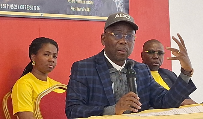 Assalé Tiémoko Antoine, président de l'ADCI Assalé Tiémoko Antoine, président de l'ADCI