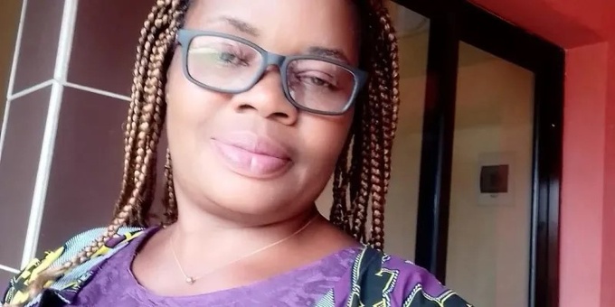 Feue dame Elise Tola, victime de l'accident