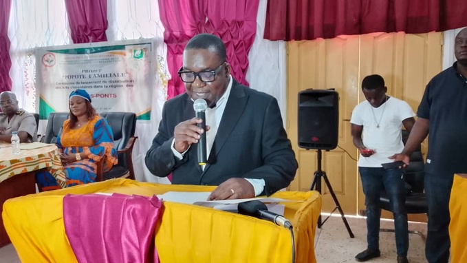 M. M'Bé Edgard, D.R.  de la cohésion nationale, de la solidarité et de la lutte contre la pauvreté
