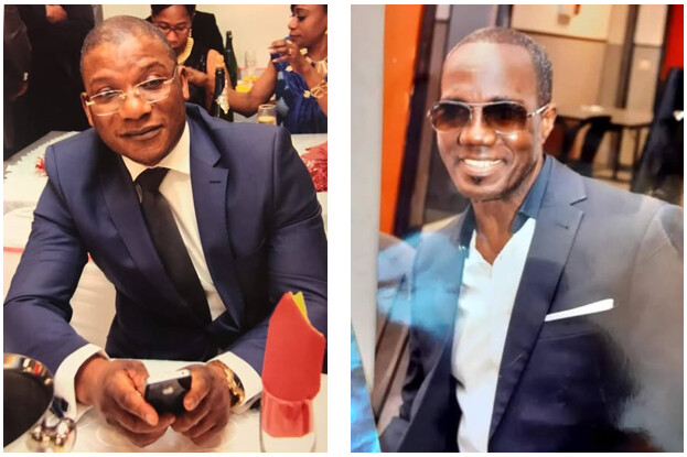 Florian Abié et son cousin Ephrem Boda Kobri. Florian Abié et son cousin Ephrem Boda Kobri.