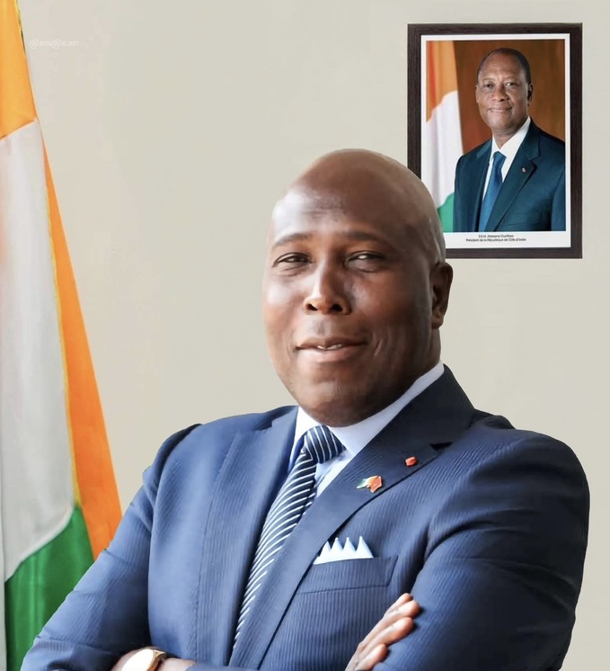 M. Adama Dosso, ministre délégué chargé de l'intégration et des ivoiriens de l'extérieur