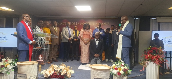 Jean Kopéré Akoué investi président en France Jean Kopéré Akoué investi président en France