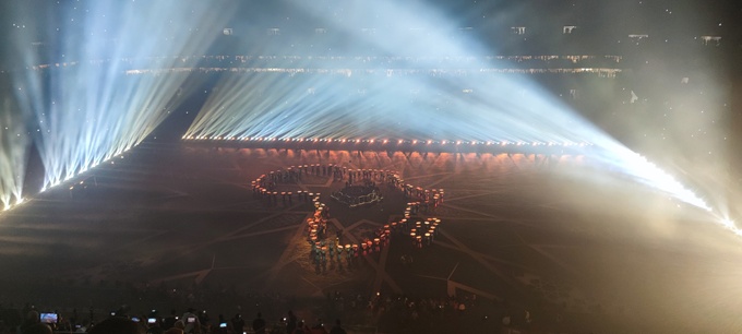 Ceremonie d'ouveture de la CAN 2025 : La sobriété, le jeu de sons et de lumières Ceremonie d'ouveture de la CAN 2025 : La sobriété, le jeu de sons et de lumières