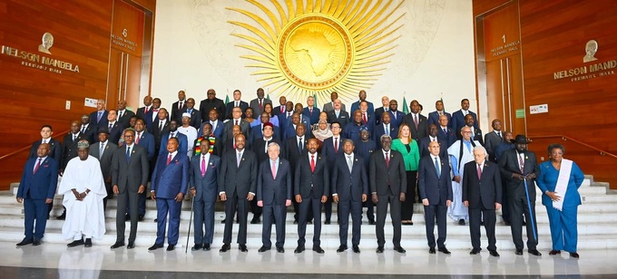 Réunion de chefs d’État africains au siège de l’Union Africaine, Addis-Abeba Réunion de chefs d’État africains au siège de l’Union Africaine, Addis-Abeba