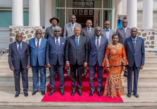 Une vue des ministres gouverneurs de Côte d'Ivoire