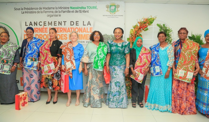 Femmes ivoiriennes lors d’une célébration du 8 mars à Abidjan Femmes ivoiriennes lors d’une célébration du 8 mars à Abidjan