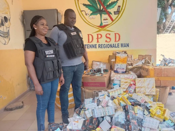 Duékoué : La jeunesse et les forces de sécurité en guerre contre la drogue et les médicaments falsifiés