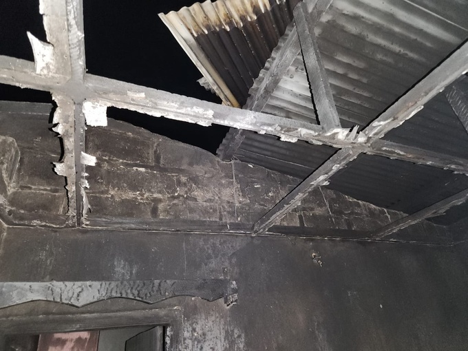 Sinistre à Duékoué/ Son domicile ravagé par les flammes, un enseignant et sa famille  réfugiés dans une église