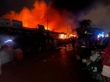 Sinistre/ Après Man, le marché d'Aboisso totalement rasé par un incendie