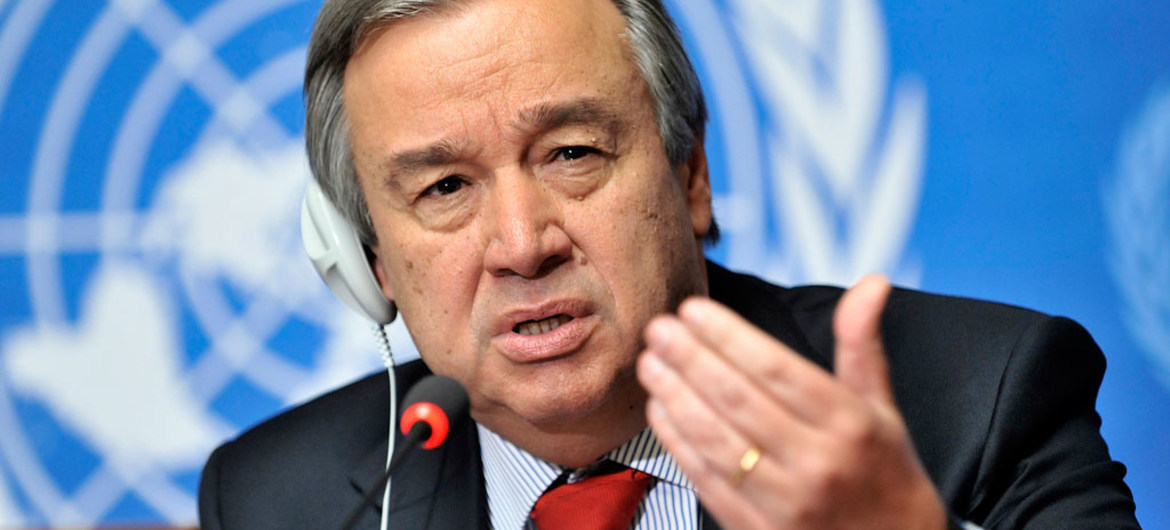 Antonio Guterres SG de l'ONU