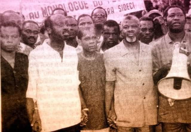 Wodié Francis, Zadi Zaourou, Bamba Moriféré, Laurent Gbagbo, Photo d'archive Wodié Francis, Zadi Zaourou, Bamba Moriféré, Laurent Gbagbo, Photo d'archive