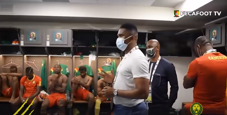 Sonnés par la défaite face à l’Egypte, Eto galvanise les joueurs Camerounais : ‘’Ne baissez pas la tête’’