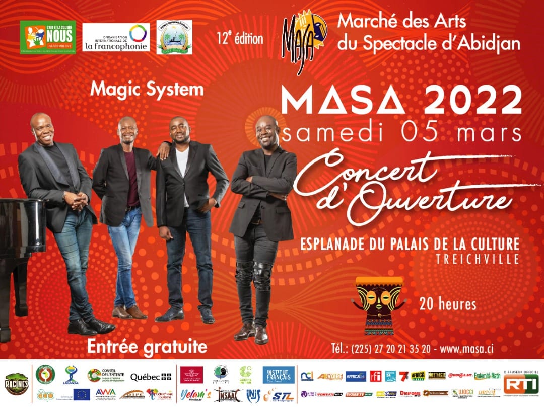 Masa 2022 : le groupe Magic System en spectacle d’ouverture.