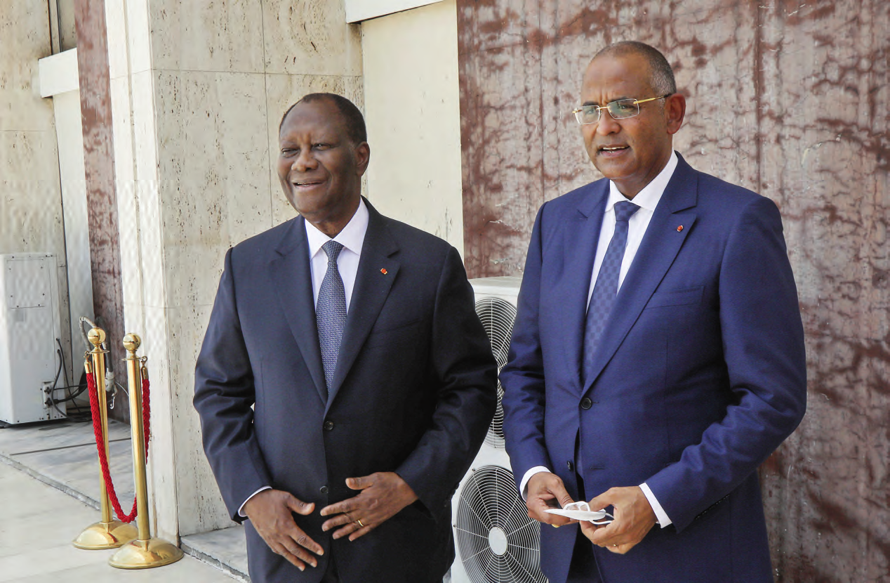 Le président Alassane Ouattara et le Premier ministre Patrick Achi. Le président Alassane Ouattara et le Premier ministre Patrick Achi.