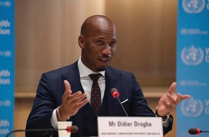 DIDIER DROGBA, AMBASSADEUR DE L’OMS, A CŒUR OUVERT DIDIER DROGBA, AMBASSADEUR DE L’OMS, A CŒUR OUVERT
