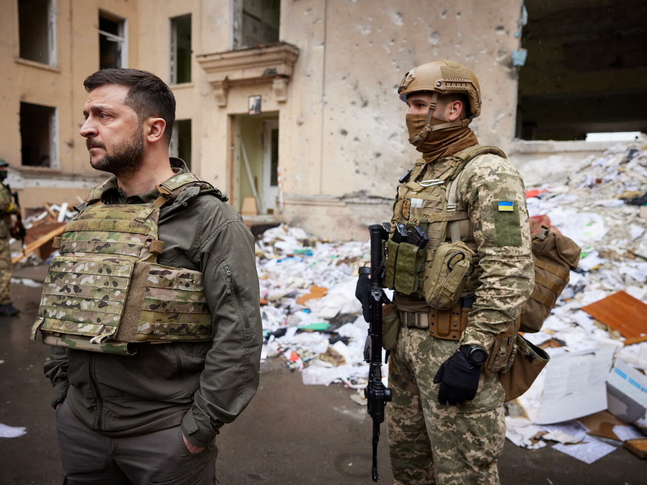 ​Pour la première fois depuis le début de la guerre, Zelensky se rend à Kharkiv