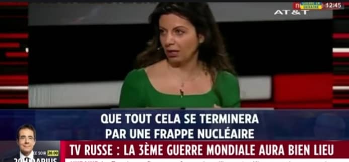 ​Sur la télévision Russe, une experte prévient : ‘’la 3ème guerre mondiale est plus réaliste’’