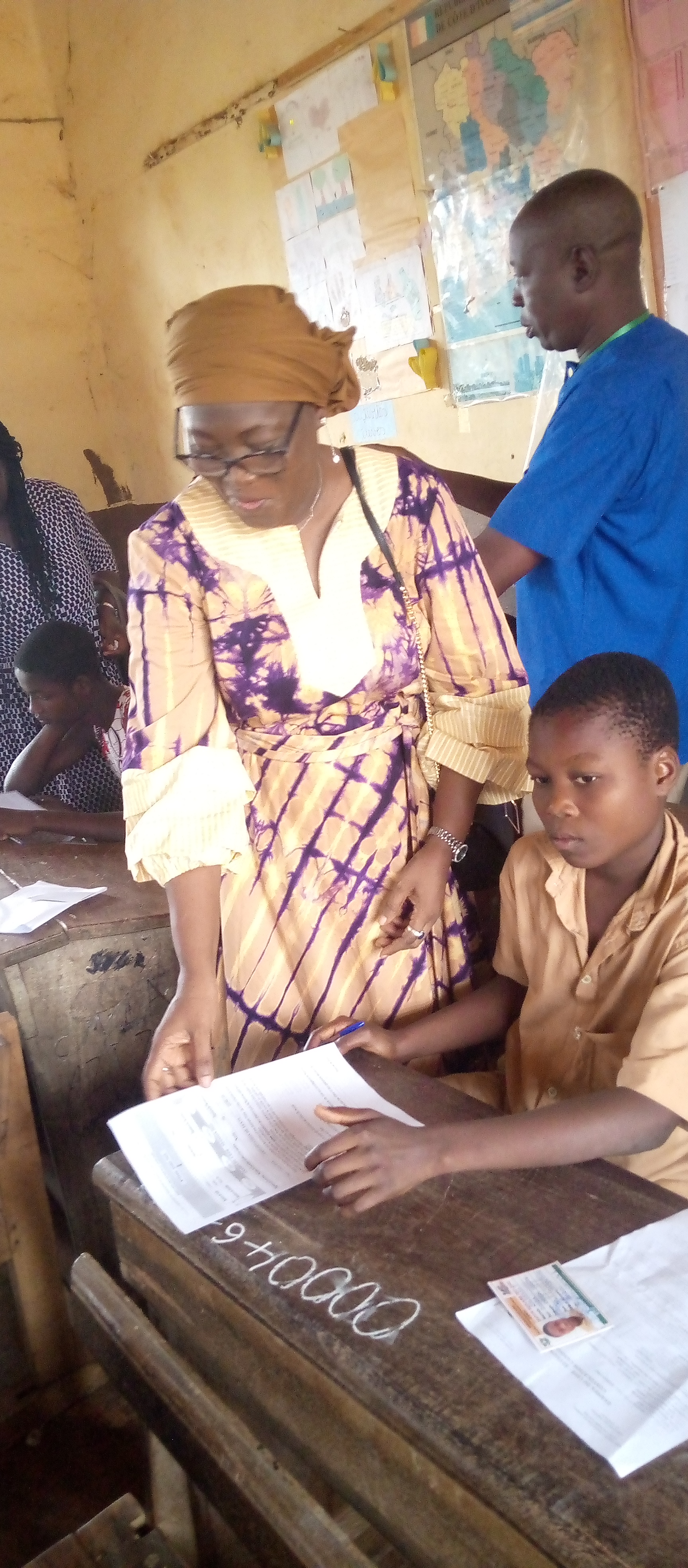 Mme Fofana Sara directrice régionale de l'éducation nationale et de l'alphabétisation de Dabou
