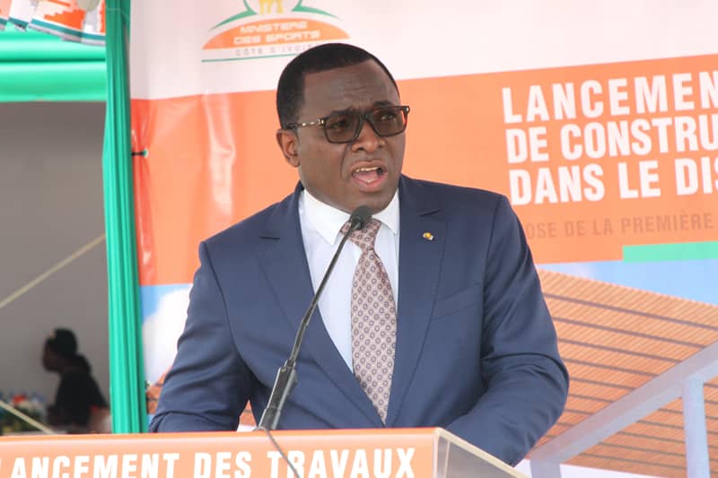 Le ministre Danho Paulin des sports a plaidé en faveur des districts de Côte d'Ivoire