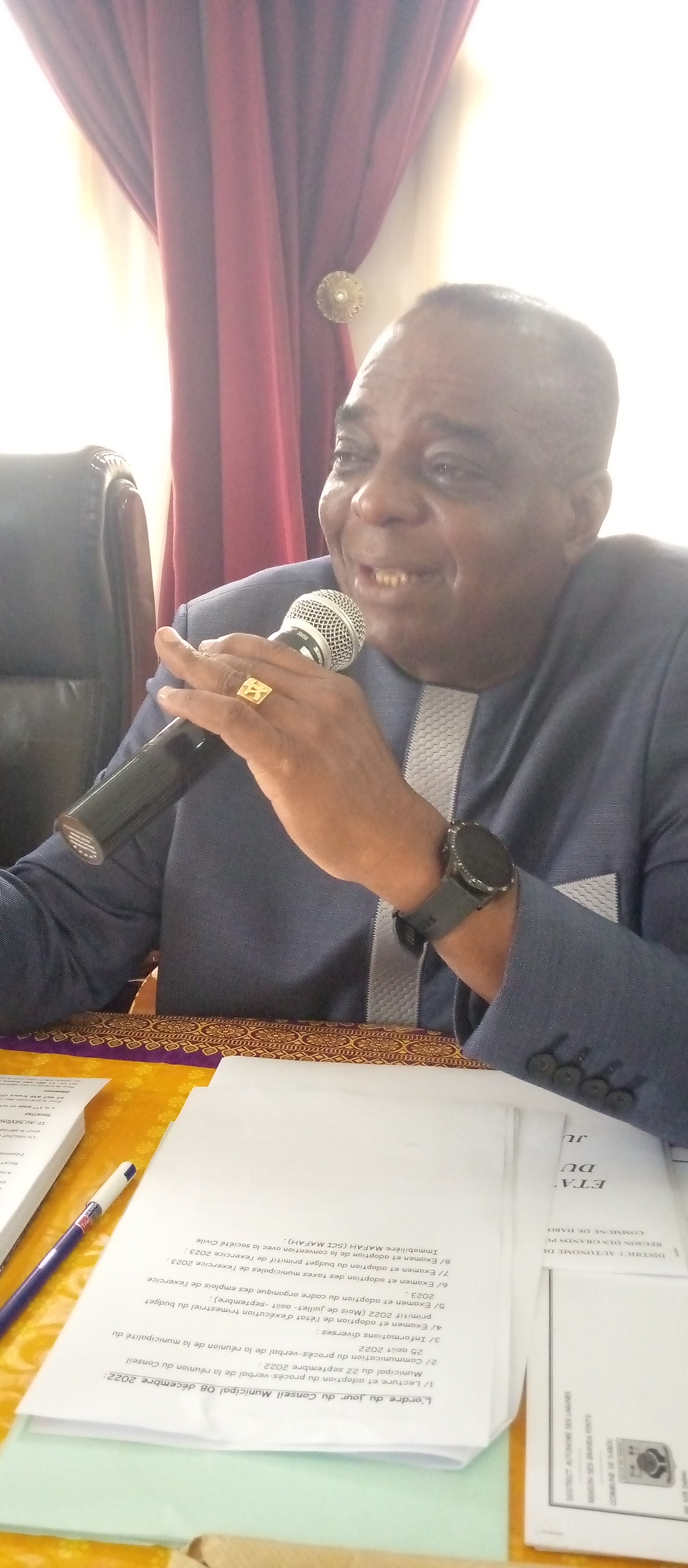 Le maire Yédé Niagne Claude de Dabou