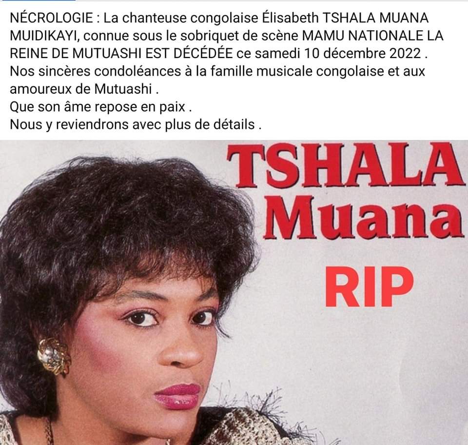 Mort de Tchala Muana/ Le peuple Congolais effondré. La réaction de l'ambassadeur de la Côte d'Ivoire en Rdc. Mort de Tchala Muana/ Le peuple Congolais effondré. La réaction de l'ambassadeur de la Côte d'Ivoire en Rdc.