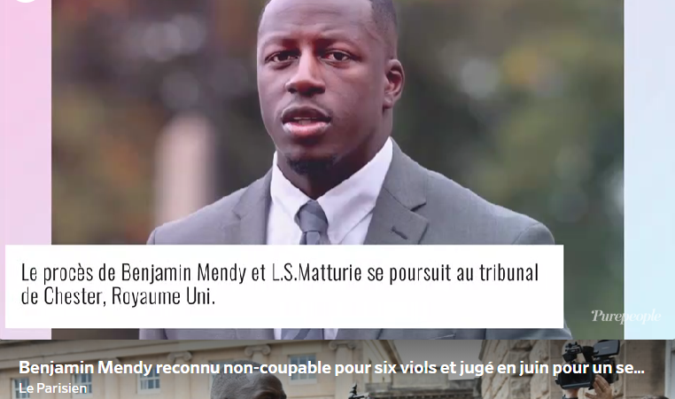 Procès contre Benjamin Mendy : le verdict est tombé aujourd'hui Procès contre Benjamin Mendy : le verdict est tombé aujourd'hui