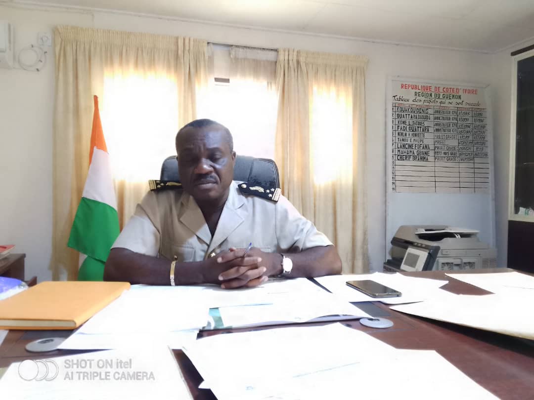 Le préfet du département de Bangolo, Boka Kouassi Vincent Le préfet du département de Bangolo, Boka Kouassi Vincent