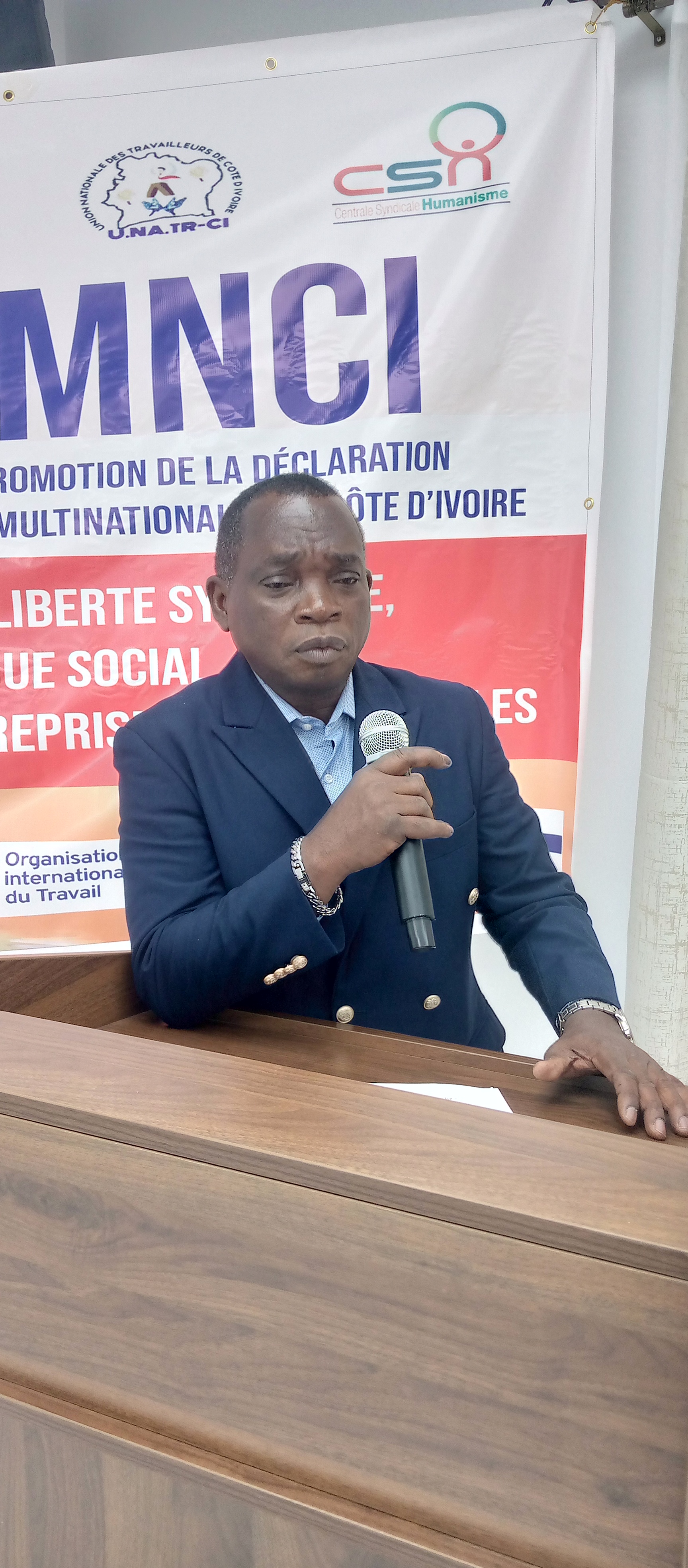 M. Bli Blé David, président de Ptpdemnci M. Bli Blé David, président de Ptpdemnci